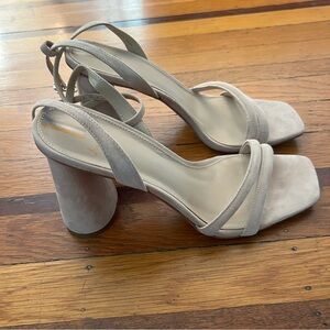 NEW Sam Edelman Kia Strappy Sandal tan 9 cappuccino NWOB heel